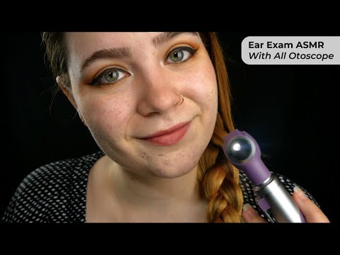 Otoscope Obsessed Ear Examination w/ Ear Palpation & Inspection for Sleep 👂💤 ASMR Medical Roleplay