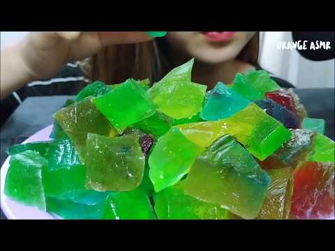 ASMR Jewelry ✨ 일본보석사탕 코하쿠토 노토킹 이팅사운드 먹는보석과자 먹방 Jelly . Candy Eating sounds