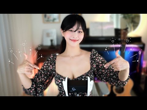 Softly ear tapping & cleaning ASMR
