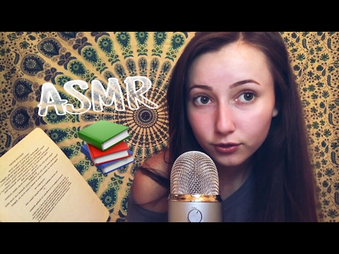 ASMR Up-Close Reading, Page Turning, Tapping & Scratching :D