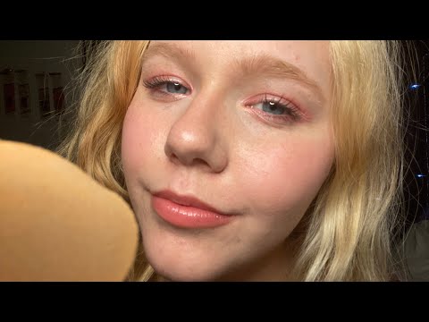 |ASMR| doing your makeup, with white noise in the background 💞✨💕