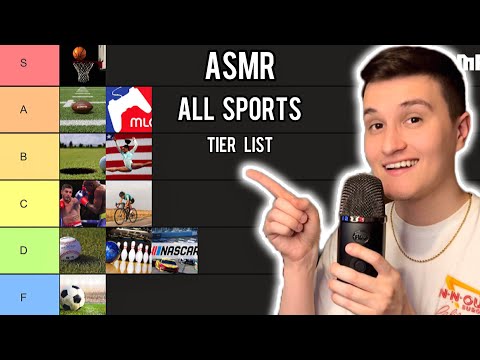 [ASMR] Tier List of Every Sport (relaxing whisper ramble)