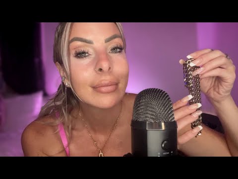 ASMR Whisper Ramble With Delicate Jewelry Touching & ASMR Mouth Sounds (Being Vulnerable)