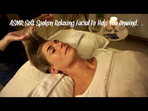 ASMR Soft Spoken Hydrating facial with hot and cold tools.