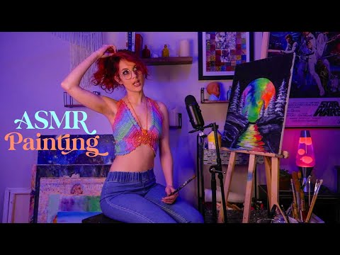 3 Hours of Painting a Cosmic River ASMR