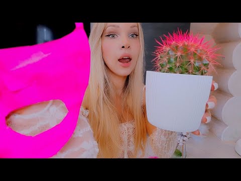 1 Minute ASMR 🎀 doing your crazy Barbie makeup with the Wrong Props
