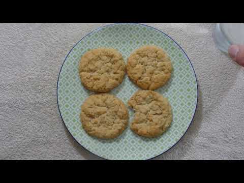 ASMR - Anzac Biscuits - Australian Accent - Quietly Whispering & Chewing Australian Snack Foods