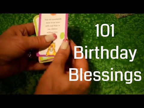ASMR: Sorting Cards - 101 Birthday Blessings || Soft Spoken