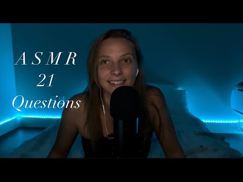 Here to help you calm down and relax, ASMR let's play 21 questions!