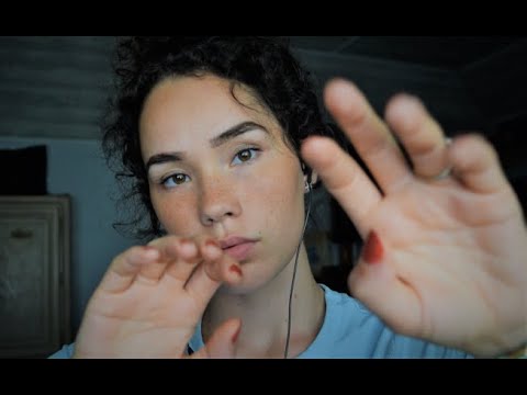 ASMR HAND SOUNDS + Whisper Ramble (Chit Chat) (ASMR Booktube) (Book Tapping)