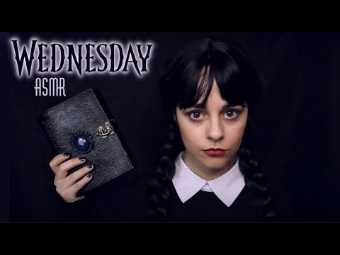ASMR Wednesday Addams Roleplay 🌙Interview to be her roommate✏️Writing, measuring & testing you