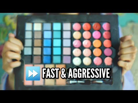 ASMR: Fast & Aggressive Makeup Sounds 💄 (No Talking) [REUPLOAD]