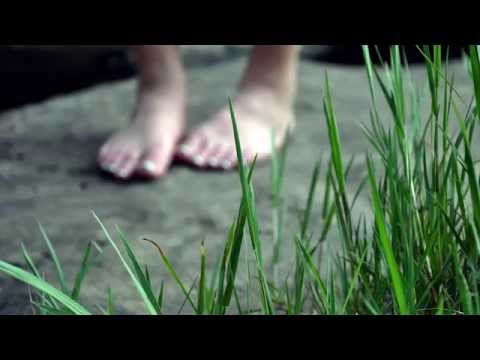 Binaural ASMR Sound Slice: Walking In Heels, Sneakers, And Bare Feet  On Pavement and Grass