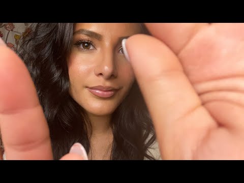 ASMR Camera Tapping/Hand Movements & Mouth Sounds