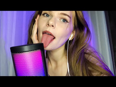 ASMR AGGRESSIVE AND FAST SPIT PAINTING drool and spit АСМР