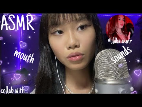 ASMR mouth sounds 🎀💗(collab with @lilabxasmr )