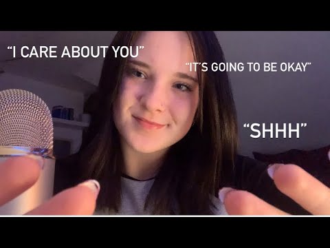 ASMR for anxiety // it's going to be okay affirmations, breathing...