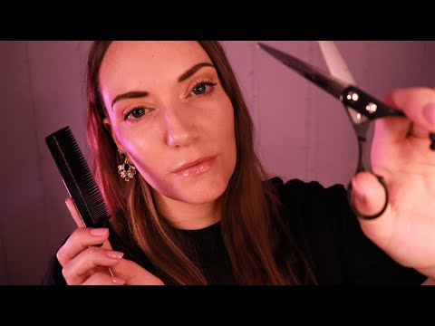 [ASMR] Relaxing Haircut Roleplay ✂️ (brushing, cutting and styling your hair)