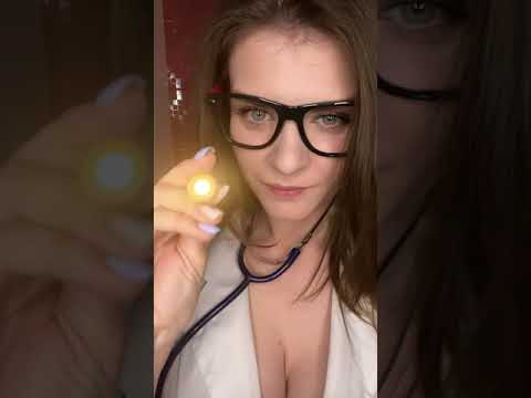 *NURSE ROLEPLAY* ASMR Quickly Check Up (Full Exam) #shorts