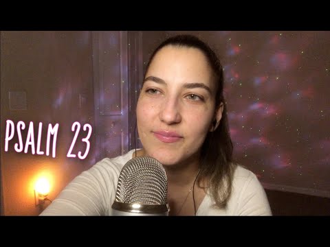 Christian ASMR | Humbling Psalm 23, Whispering Gospel Reminder with Light Tapping