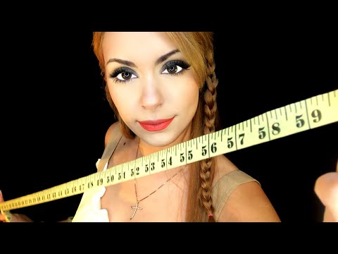 ASMR Measuring YOU for a Costume 👚 Face Examination , Face Touching , Soft Spoken rp for HALLOWEEN 👒