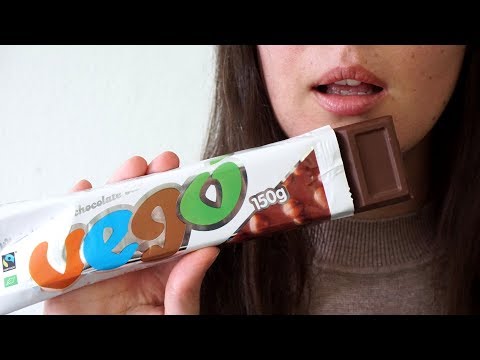 ASMR Eating Sounds: Chocolate Bar ~ Messy Eating (No Talking)
