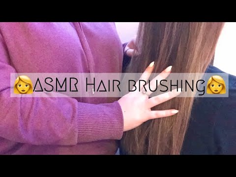 ASMR - Hair Brushing, Scalp Massaging and Back Tracing 👩