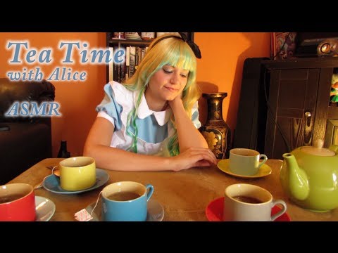 ASMR Tea Party Role Play with Alice! (Tea Tasting, Scratching, Crinkles, Tapping, Soft Spoken)