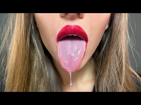 [4K] ASMR 30 minutes amazing mouth sounds, lens licking, camera fog, gum bubbles and tongue swirl