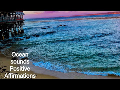 Ocean Sounds, Positive Affirmations For Relaxation - HD