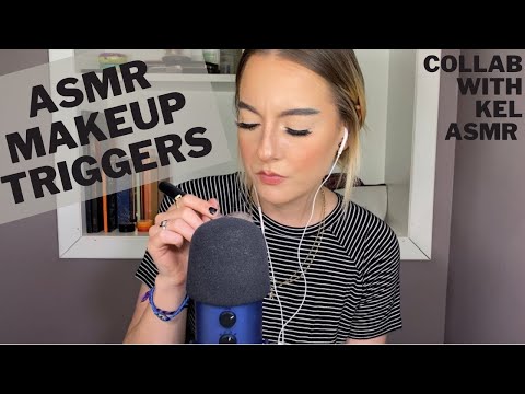 ASMR | makeup triggers (collab with KelASMR)