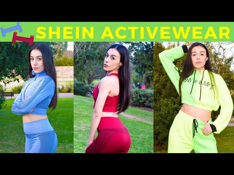 SHEIN  ACTIVEWEAR TRY ON HAUL 💛 FITNESS OUTFIT 💛 /ASMR ITA