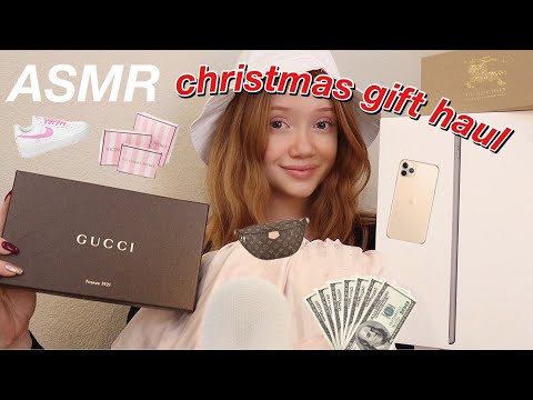 ASMR Christmas Gift Haul ~ What I Got For Christmas