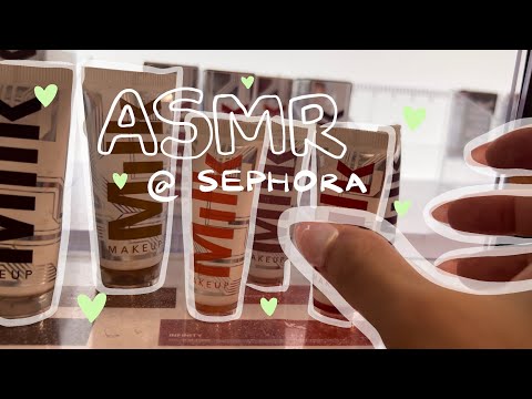 asmr in public: come to sephora with me!!