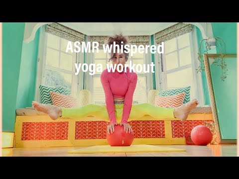 ASMR whispered workout and yoga