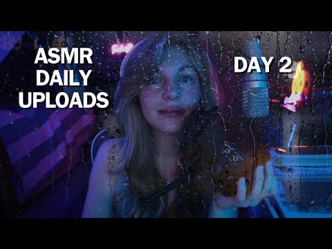 ASMR Daily Upload Challenge Day 2 (Cozy Rain Sounds for Sleep)