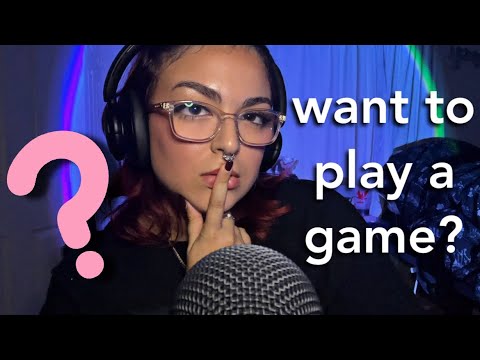 ASMR | play a game with me! (mouth sounds and hand sounds)