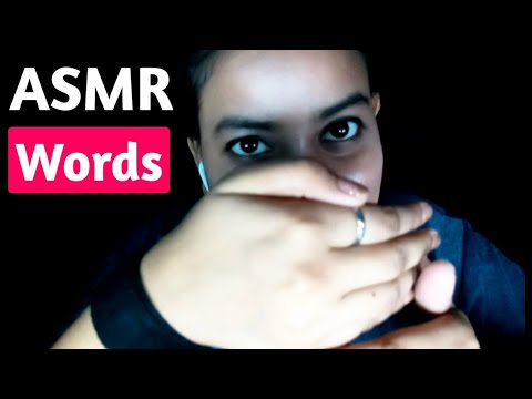 ASMR Softly Trigger Words With Tingly Mouth Sounds