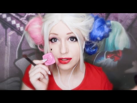 ♠️ASMR ITA♣️ Harley Quinn Does your Make Up - Roleplay♣️ Mouth sounds, Brushing, Personal Attention