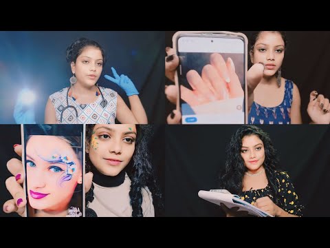 ASMR Roleplay In 33 Minutes | Medical Checkup, Nail Salon, Painting Your Face, Interview You |