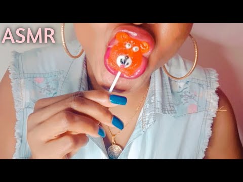 SUCKING & EATING GUMMY BEAR - ASMR [chewing & Mouth sounds]