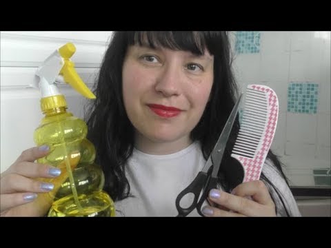 Asmr Haircut Role Play - Whispered Relaxing Personal Attention