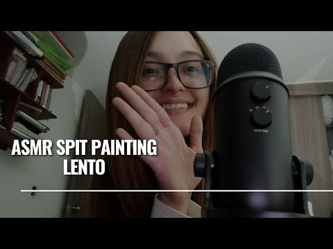 ASMR | 💦 SLOW Sp1t PAINTING 🎨y M0UTH SOUNDS 👄