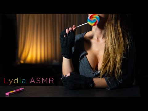 ASMR Mouth Sounds , Lollipop, Kissing, Licking , relaxing,