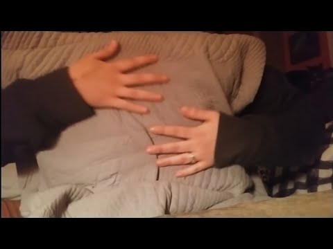 (( ASMR )) fabric scratching + hand movememts + mouth sounds + lotion sounds