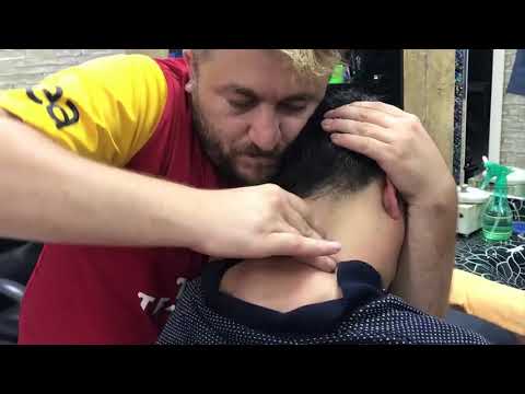 ASMR TURKISH MASSAGE : NECK CRACK : head , arm , back , face massage : KAFA , SIRT , KOL ,YÜZ MASAJI