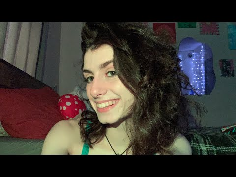 ASMR soft spoken Q&A with rain sounds and tapping 🌧️