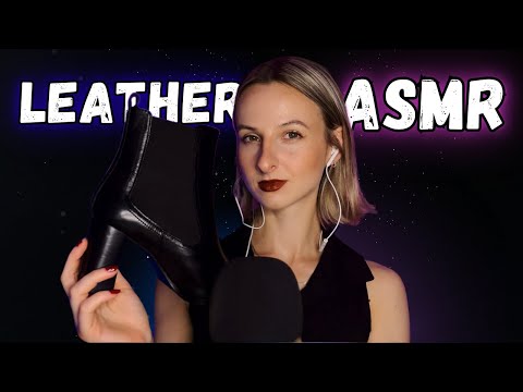 4K ASMR | Leather Shoes & Gloves (No Talking)