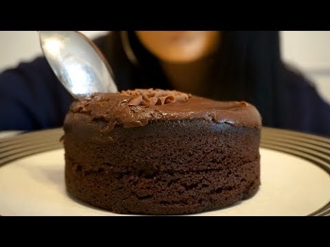 ASMR CHOCOLATE CAKE EATING | NO TALKING