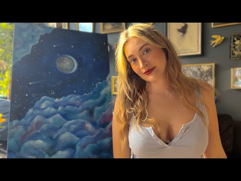 ASMR | Painting a Dreamscape 🌙✨